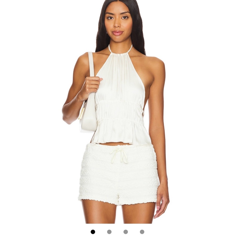 Lioness White Halter Top